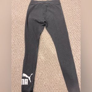 Puma dark gray leggings, Size M